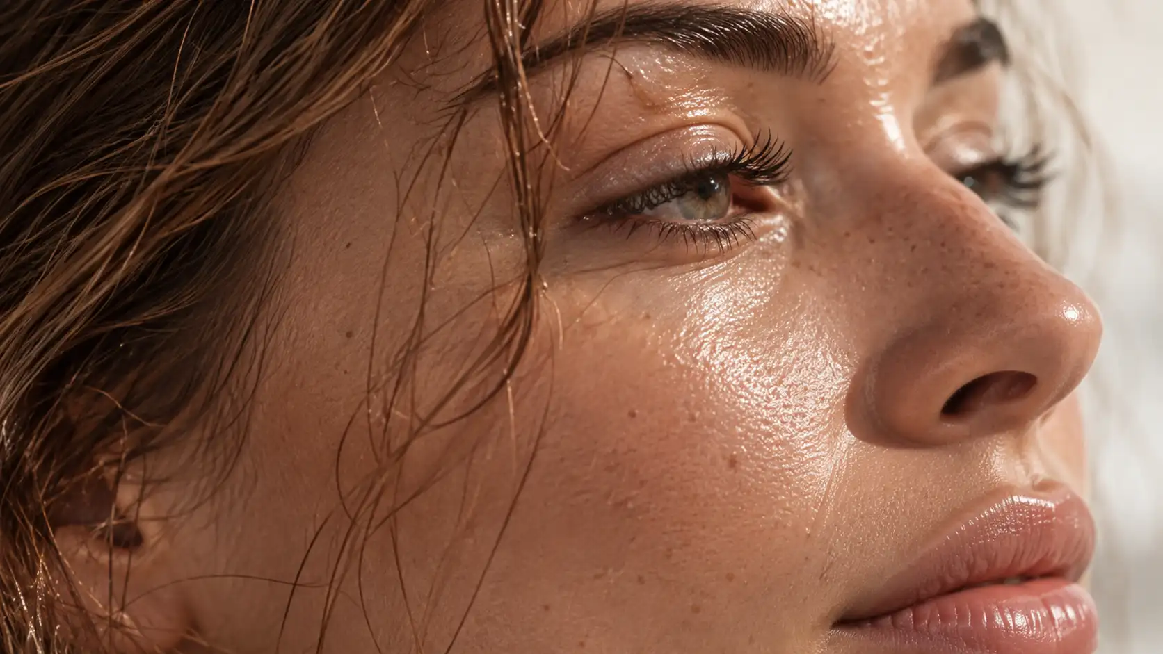Close-up of healthy skin representing skin rejuvenation
