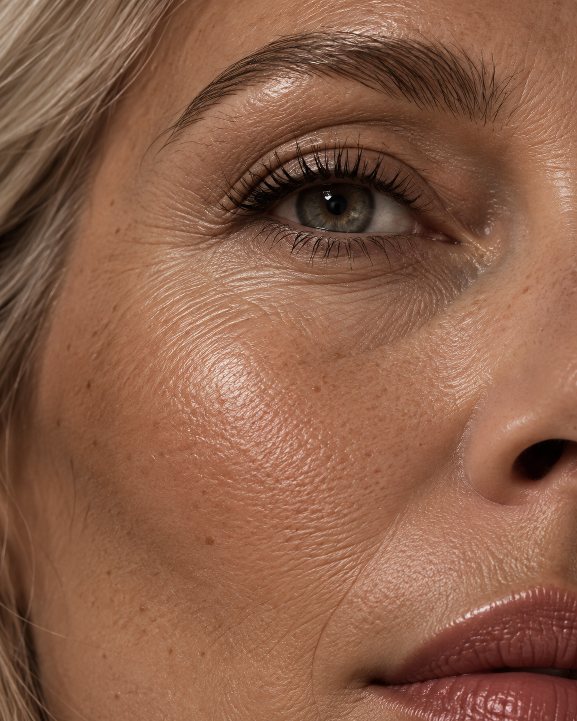 Dermal filler result after treatment